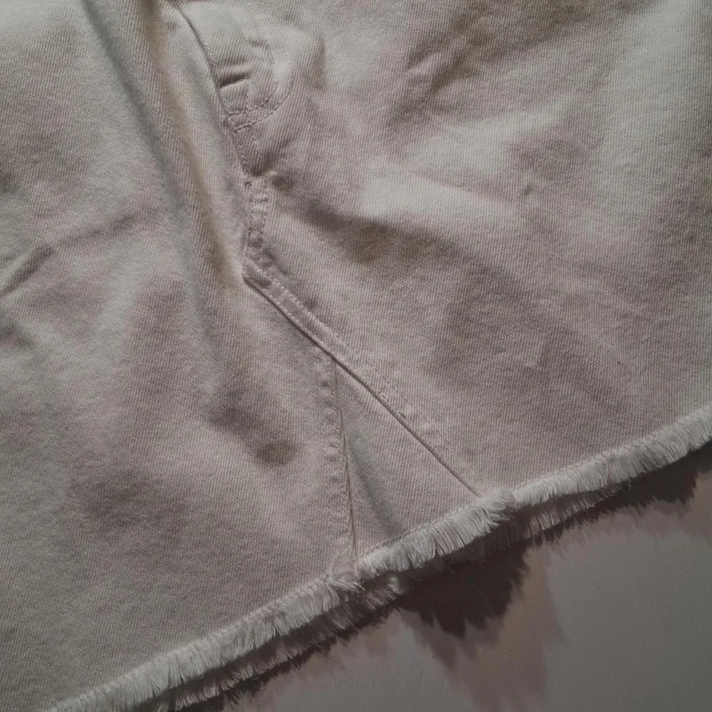 Women's J. Crew white denim mini skirt  Size 27P